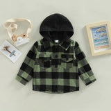 Vintage Autumn Children Kids Boys Shirts Coats