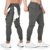 2024 New Men's Fashion Track Pants: Long Trousers for Fitness Workout