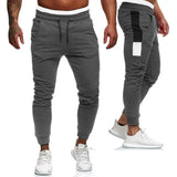 2024 New Men's Fashion Track Pants: Long Trousers for Fitness Workout