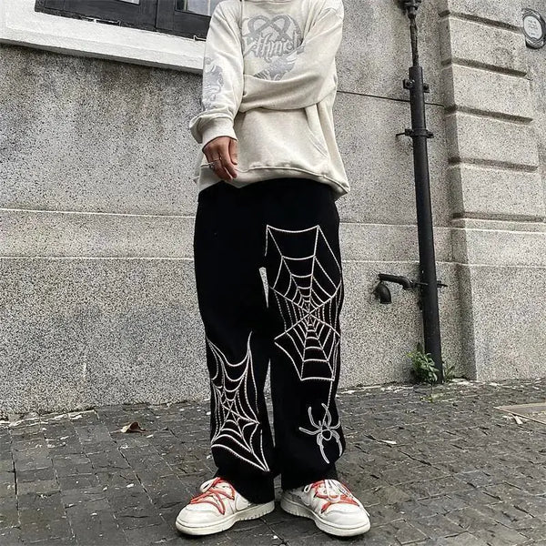 Men's Hip Hop Casual Trousers - Summer 2024 Y2K Fashion