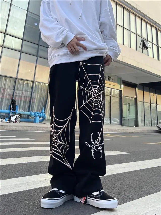 Men's Hip Hop Casual Trousers - Summer 2024 Y2K Fashion